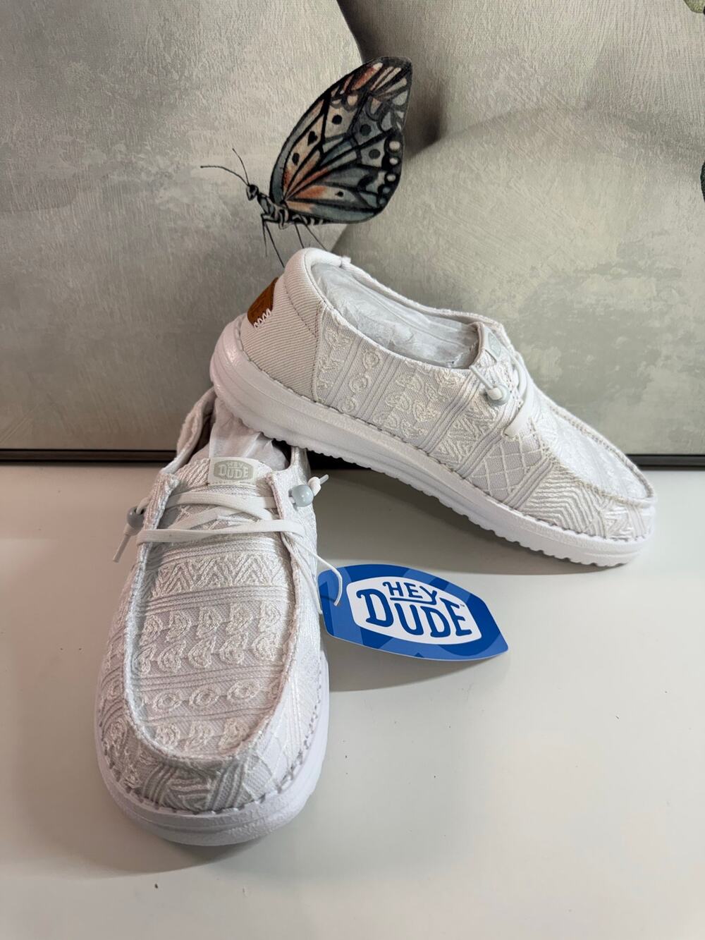Hey Dudes-Wendy Crochet Lace White